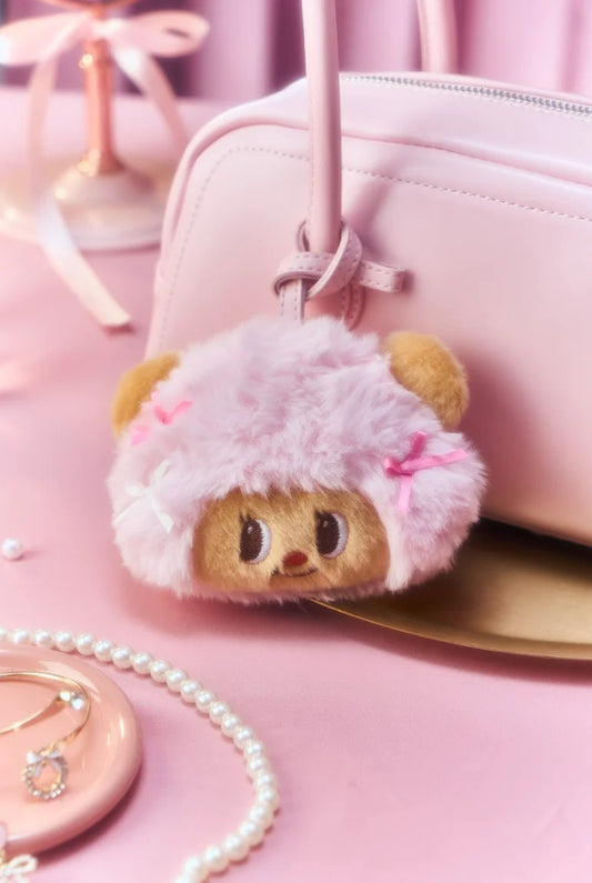 BUTTERBEAR Pink-Haired Princess Coin Purse Bag Charm